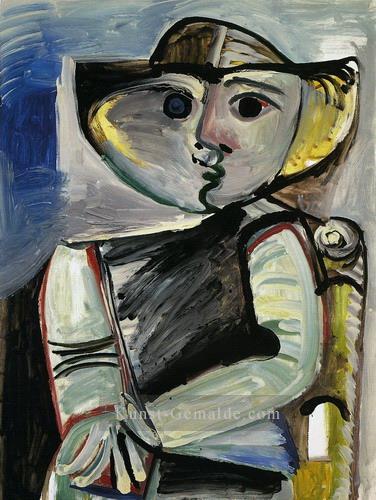 Personnage Woman Sitzen 1971 Kubismus Pablo Picasso Ölgemälde